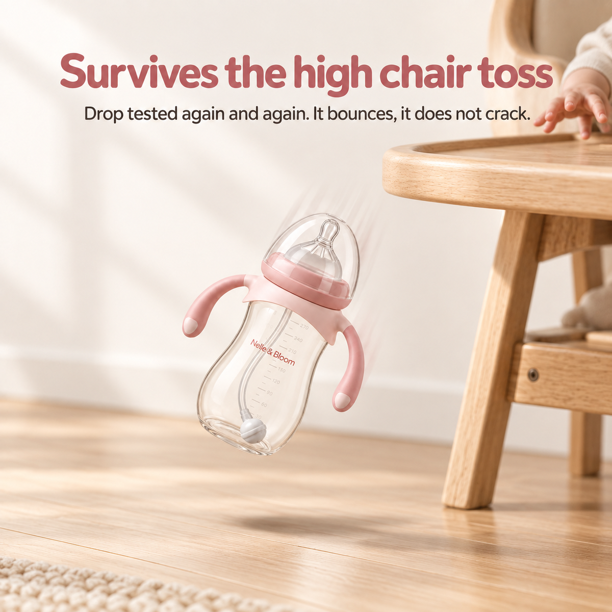 Nelle & Bloom GravityTip Baby Bottle